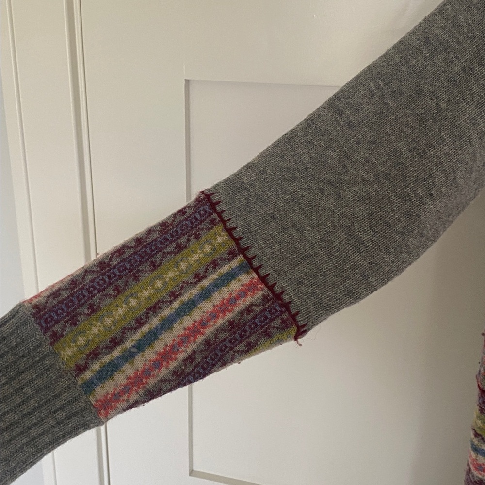 Sundance Multicolor Patchwork Cardigan - image 4